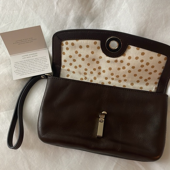 Kate Spade Chocolate Brown Wristlet/Clutch - Picture 4 of 4